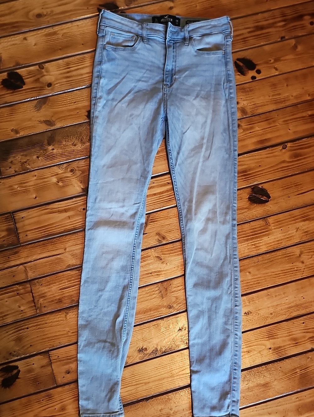Hollister Light Wash Women's Super Skinny Jeans